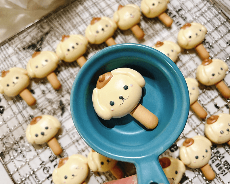 【新角色來報到】手作布丁狗造型馬林糖口糧棒🍪